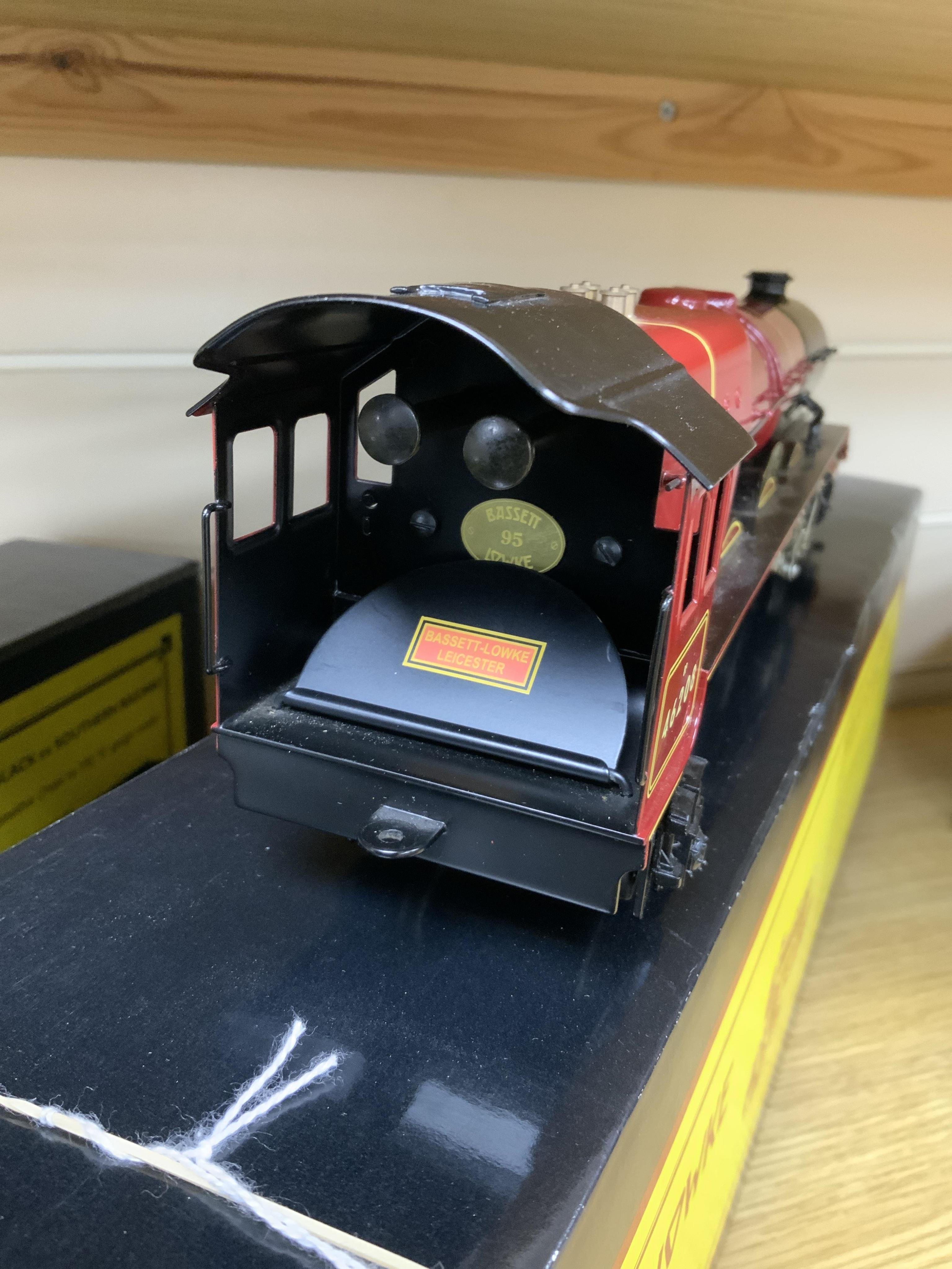 A boxed Bassett-Lowke by Corgi 0 gauge tinplate BR Princess Royal class 4-6-2 tender locomotive, Princess Helena Victoria 46208, a special limited release, with option for two or three rail running, with instruction leaf